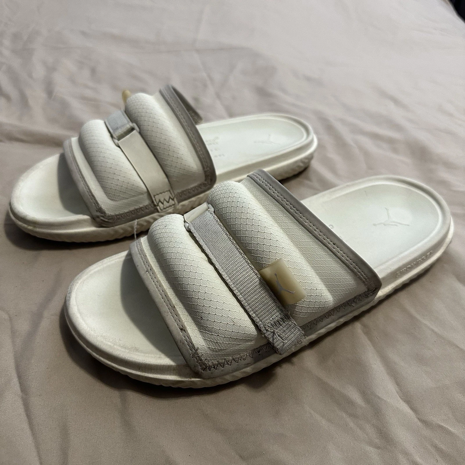 NIKE Jordan Slides sandali uomo taglia 10 super gioco latte di cocco