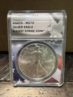 2023 S$1 American Silver Eagle First Strike Coin - ANACS MS 70