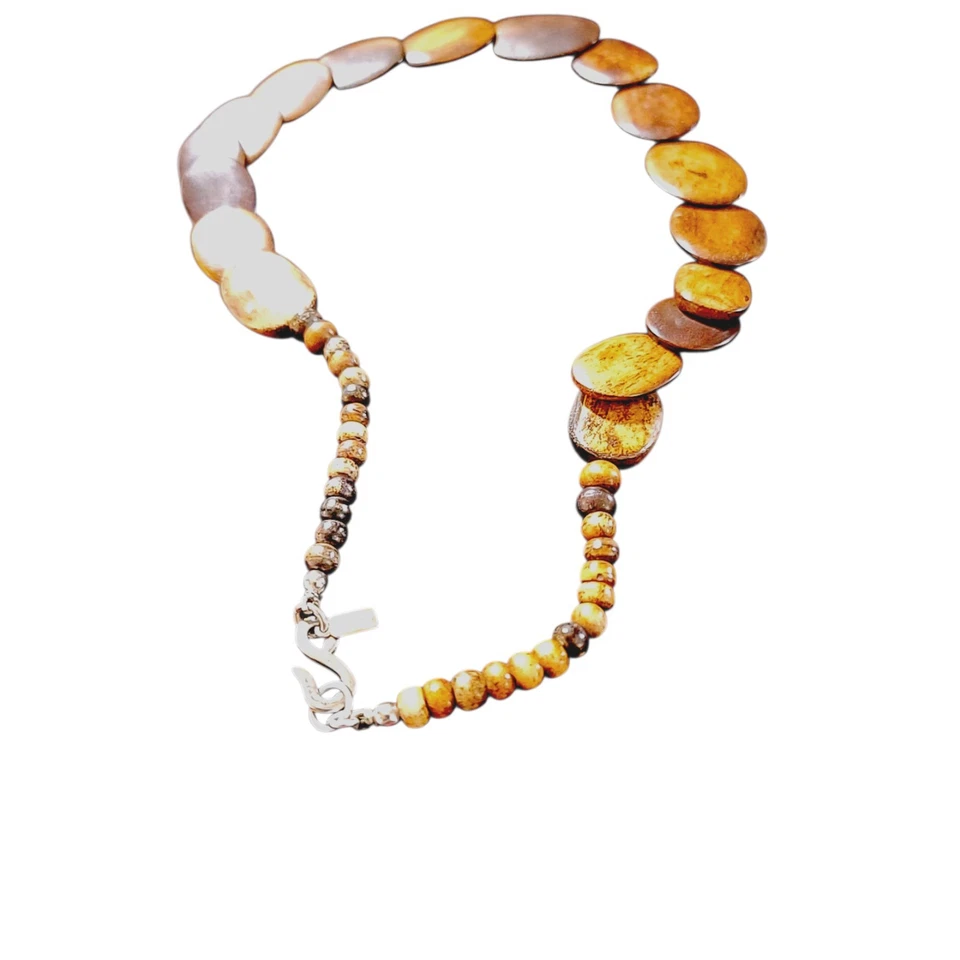 Collar vintage hecho a mano de madera Kenneth Lane Foto 4 de 4