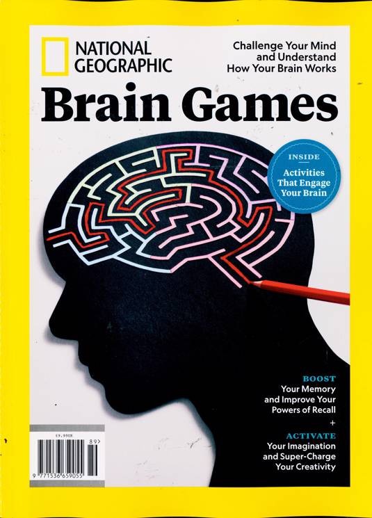 NATIONAL GEOGRAPHIC MAGAZINE SPECIAL EDITION ~ BRAIN GAMES ~ NEW ~