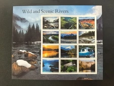 US Stamps 2019 Wild and Scenic Rivers5 Sheets of 12 / A total of 60