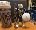 LEGO BIONICLE Kopaka Nuva 8571 Complete Set with Canister & Instruction Manual