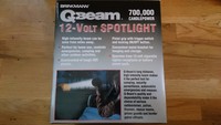 Brinkman Q-beam 700,000 Candlepower Spotlight 12 Volt Car Charger Plug Brinkman Q-beam 700,000 Candlepower Spotlight 12 Volt Car Charger Plug