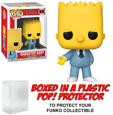 Funko POP! Television ~ MAFIA BART SIMPSON (#900) FIGURE ~ The Simpsons | eBay