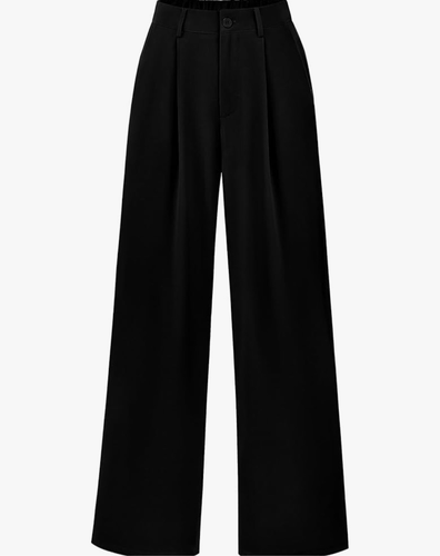 NEW Wide Leg Suit Loose Fit High Elastic Waisted Career Pant XL
