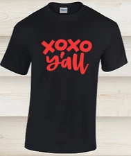 XOXO Y'ALL T Shirt VALENTINE'S T-Shirt Women's Tee Shirt S-2XL Multiple Colors