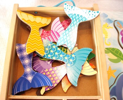 melissa and doug magnetic dress up mermaid Mermaid Magnetic Dress-up Play Set - Melissa & Doug for sale online