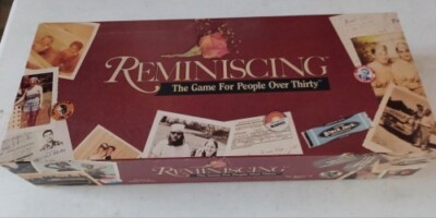 Reminiscing Party Game For People Over Thirty Remembering new condition