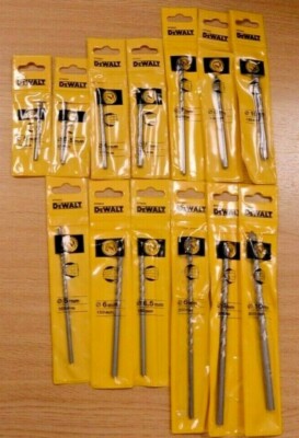 DeWalt Steinbohrer 5, 6, 7, 8, 10 mm Stein Ziegel Beton Block Hartmetall