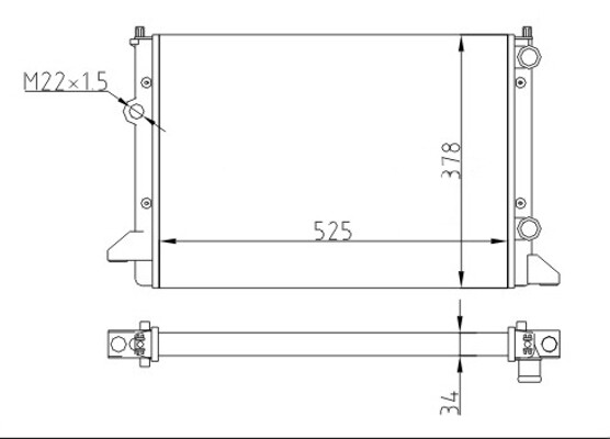 Hart KüHler WasserküHler FüR VW Passat Variant 3A5 35I 1.8 2.0 1.9 TDI 1.6-image