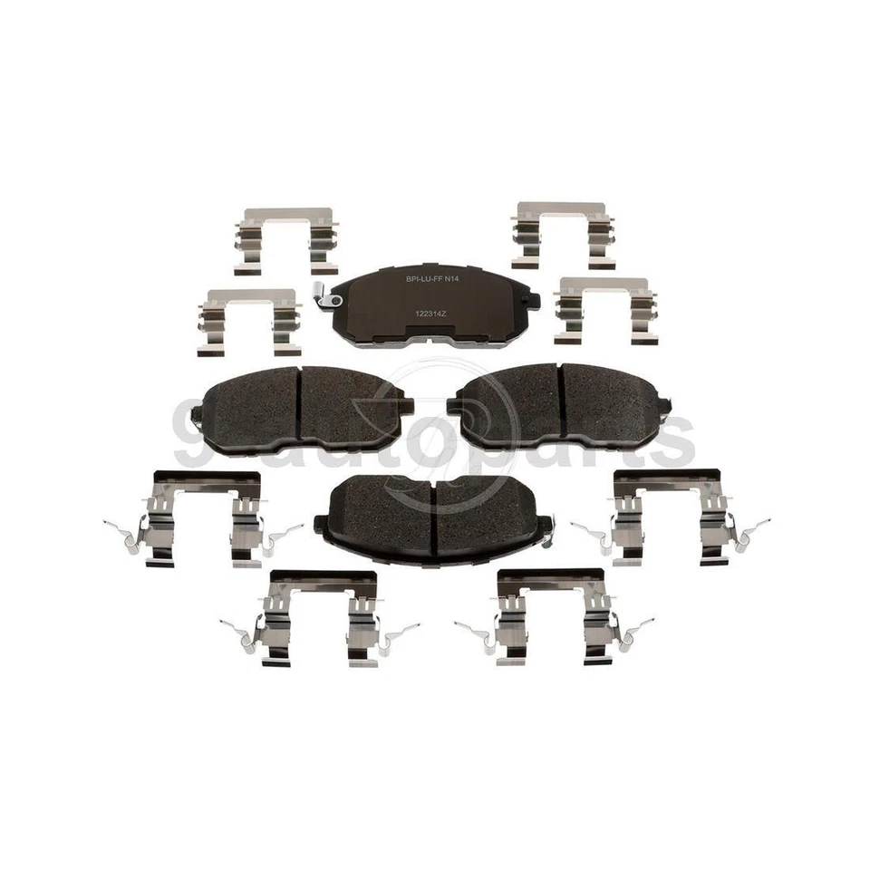 Rotores de freno de disco delanteros + pastillas de freno de cerámica para Nissan Cube 2009 2010 Foto 3 de 4