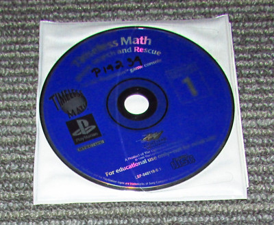 Ps1 Math Timeless Math: Maya, Search and Rescue for Playstation PS1 Fast ...