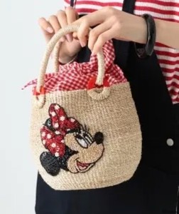 Basket Bag Disney Minnie Mouse Beams Boy th Aniversary Collection Limited Ebay