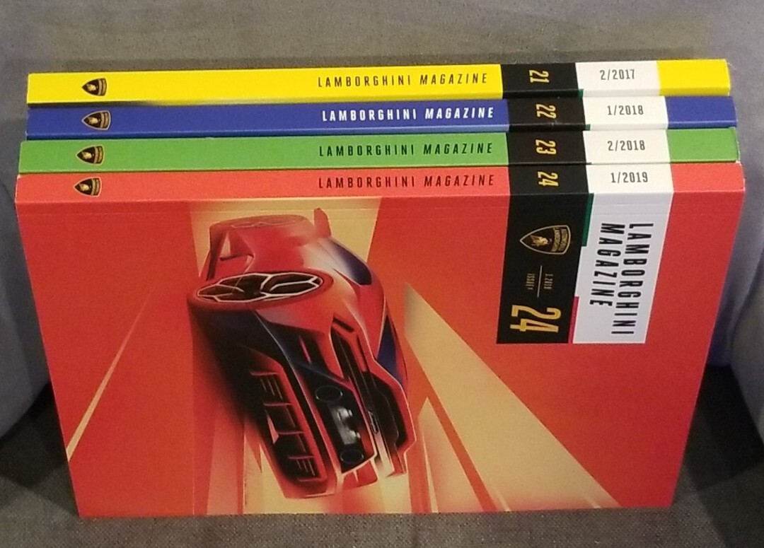 Lot of 4 Pre-Owned Lamborghini Magazines #21 #22 #23 #24 | eBay
