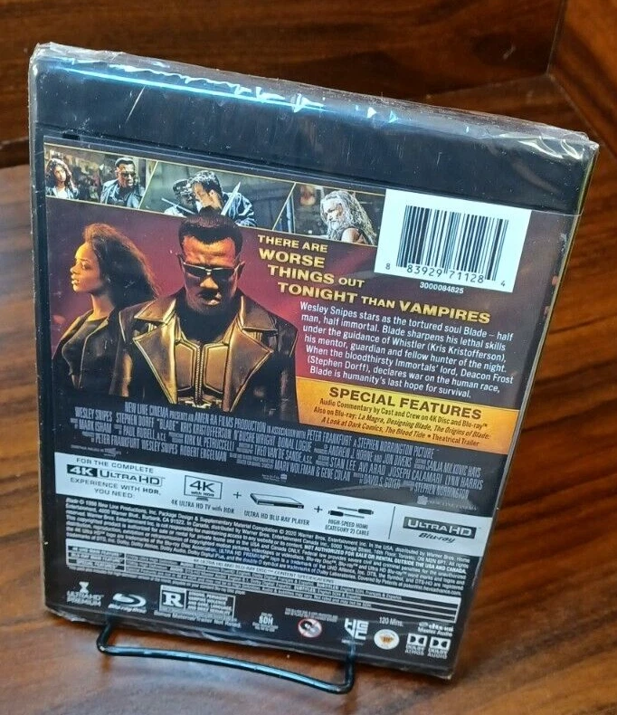Blade 1998 (4K UHD) - Brand NEW (Sealed)-Free Shipping with Tracking — 第 4/4 张图片