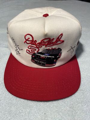 Vintage DALE EARNHARDT #3 Snapback Hat Cap TIME