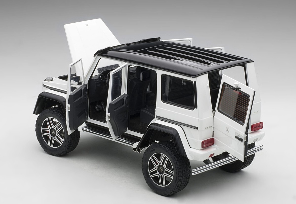 a uｔo art g クラス AUTOart 1/18 メルセデス・ベンツ G500 4X4 （ホワイト） 76316
