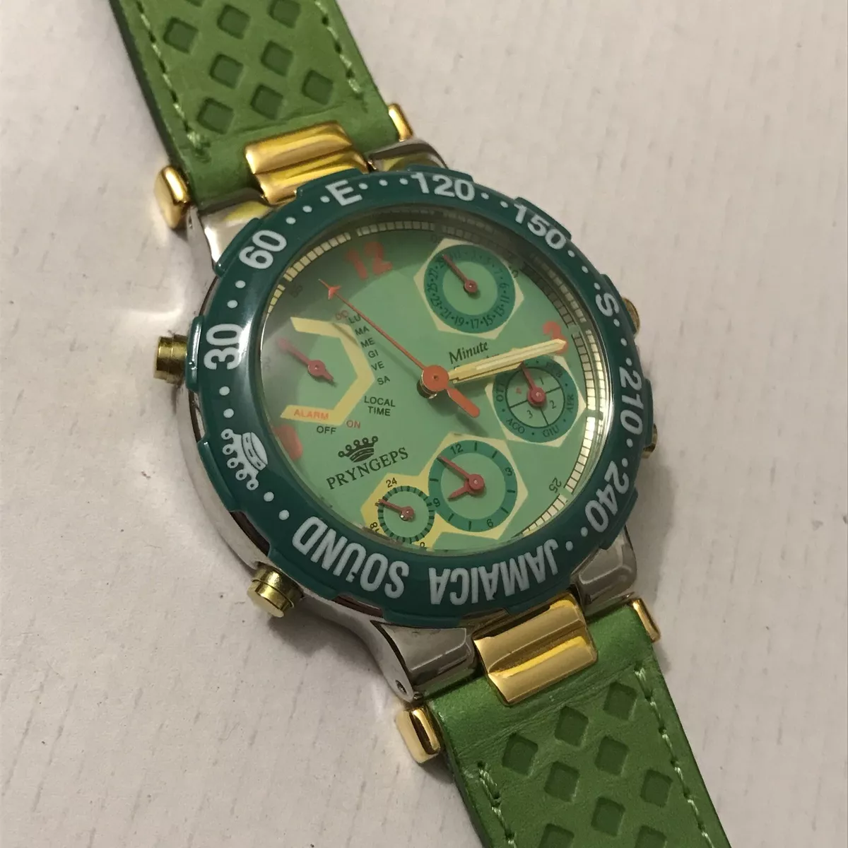 Pryngeps JAMAICA SOUND Rm004 Vintage watch quartz RARO NOS eBay