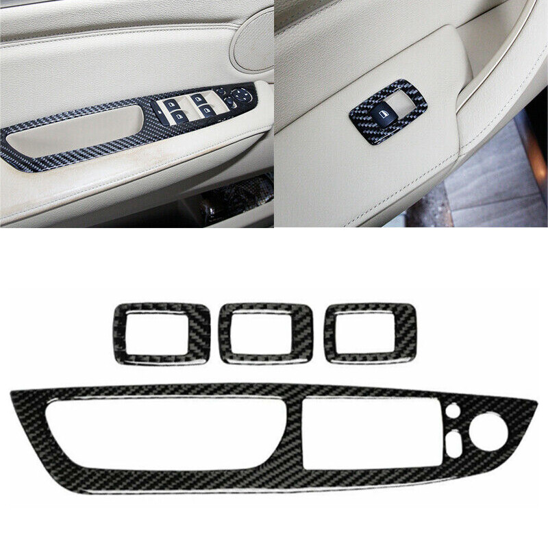 Kohlefaser Abdeckleiste Für BMW X5 E70 X6 E71 2008-2014 - Mitte Lüftungsschlitz