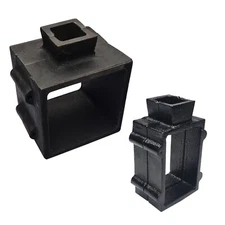 Set of 2 Cast Iron Flask Mold Frames Sand Casting Flask Tools