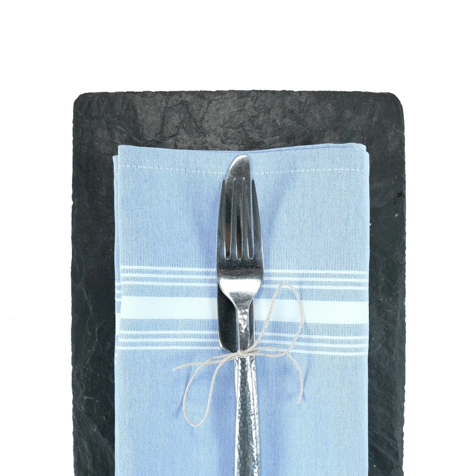 Bistro Napkins (12 Pack) ,18x22, Striped Color Options, Polyester Kitchen Linens - Image 4 of 4