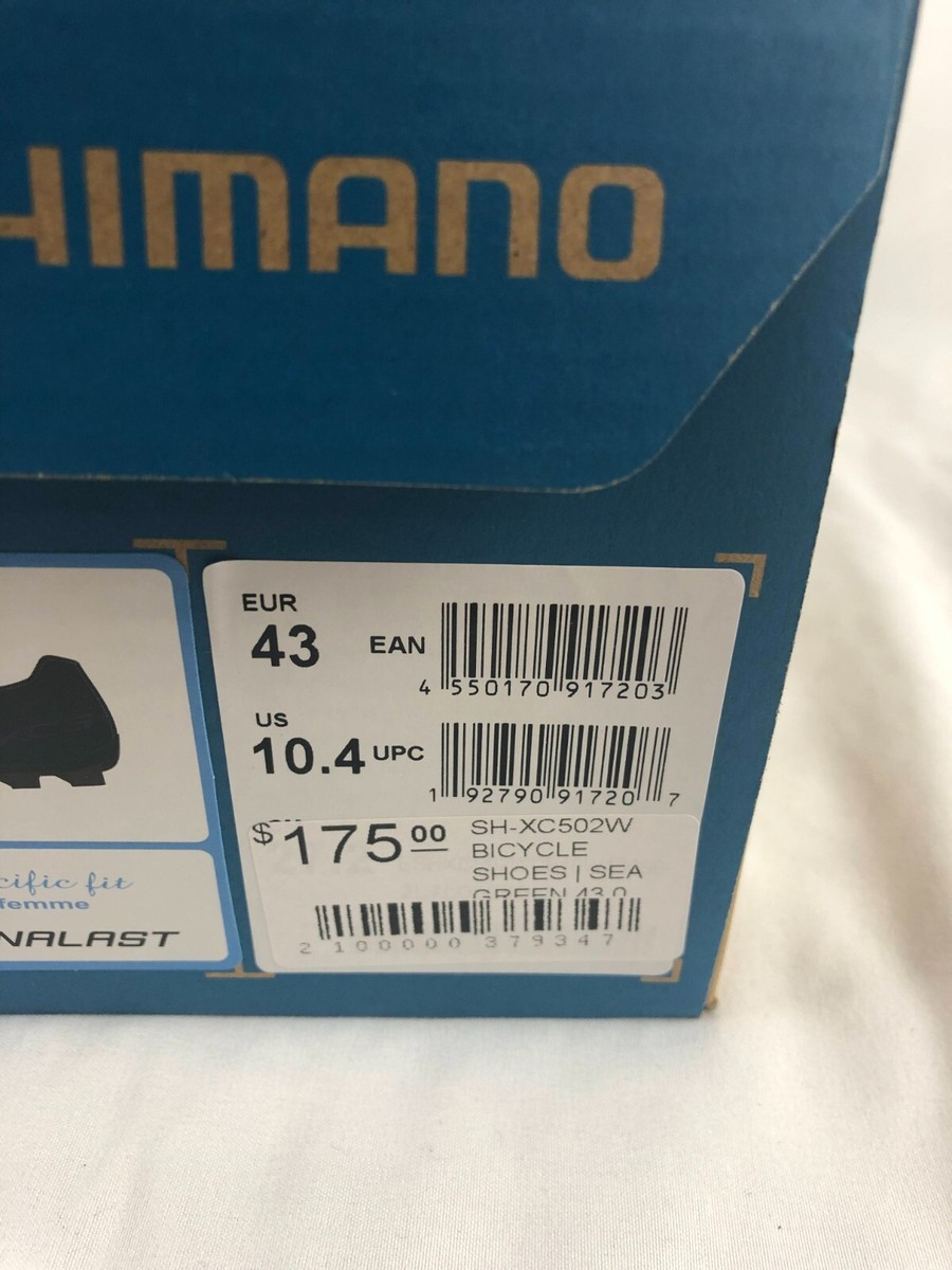 Shimano XC5W SH-XC502 Women's MTB Shoes EU 43 US 10.4 Sea