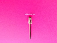 Carbide Bit Round Cutting Top Safety Bit Fingernail File 3/32 Platinum Plated Carbide Bit Round Cutting Top Safety Bit Fingernail File 3/32 Platinum Plated
