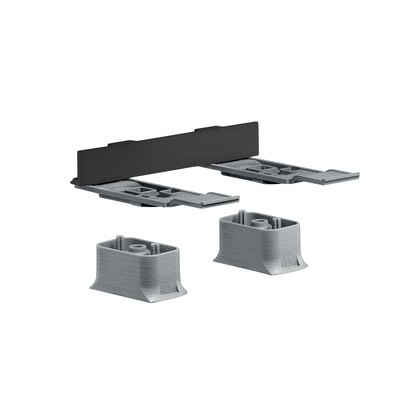 42870670 Universal SoftSquare Adapter Set in Matte Black Adaptor