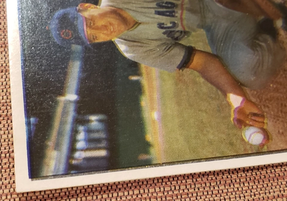 1953 Bowman Color #7 Harry Chiti Chicago Cubs Original Rookie Baseball Card RC - Image 4 of 4