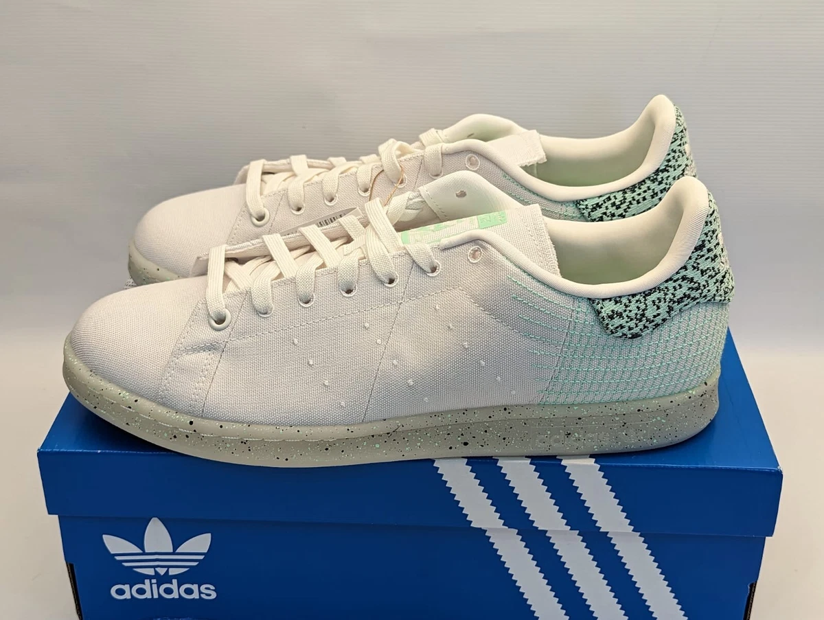 Adidas Mens Stan Smith Uk size 10 Canvas White Mint GY7321 New in