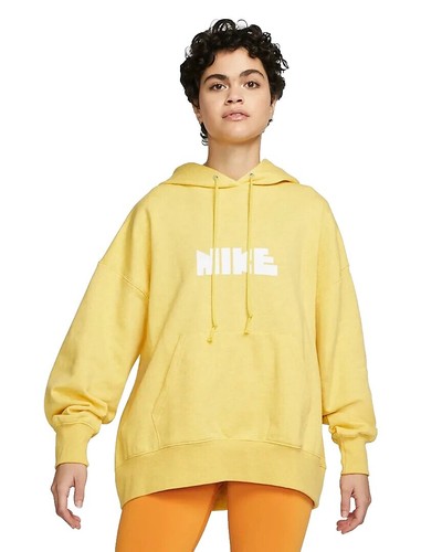 neon yellow nike hoodie womens