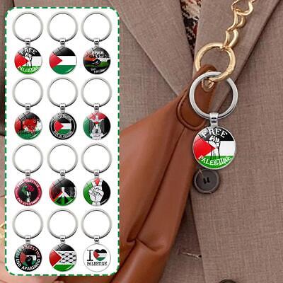 1PC Palestinian Flag Keyring, New Palestine Keychain 1PC Palestinian Flag Keyring, New Palestine Keychain