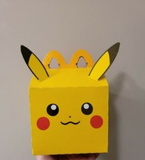 McDonalds Pokemon 2021 Promo Happy Meal Box lot of 8 Pikachu In hand FREE SHIP