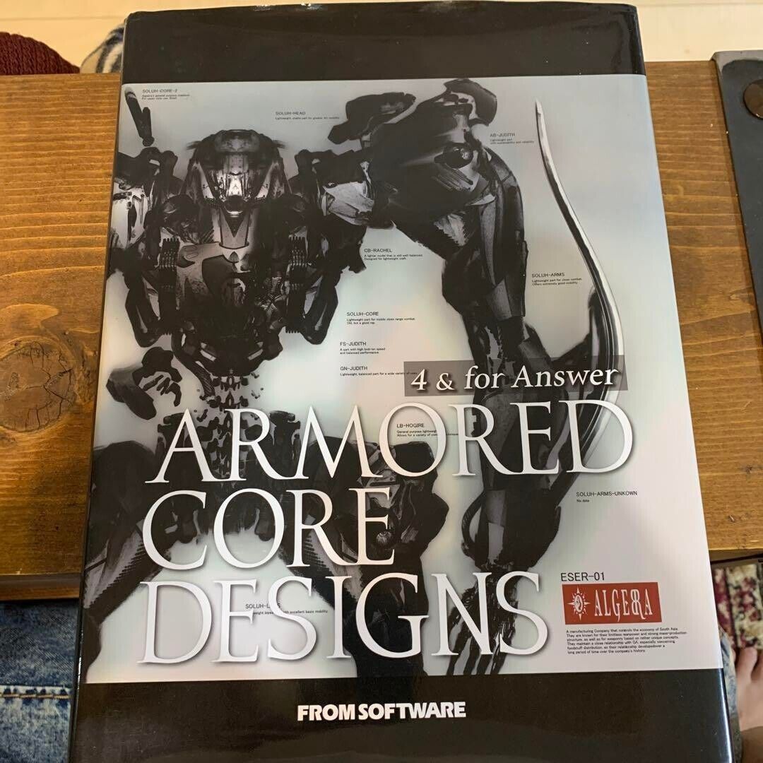 ART Book Armored Core DESIGNS 4 & for Answer