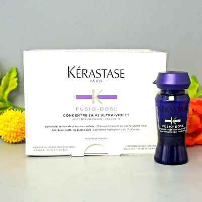 Kerastase Fusio Dose Concentre [H.A] Ultra-Violet 10 x 12ml VIALS, WITH SPRAYER