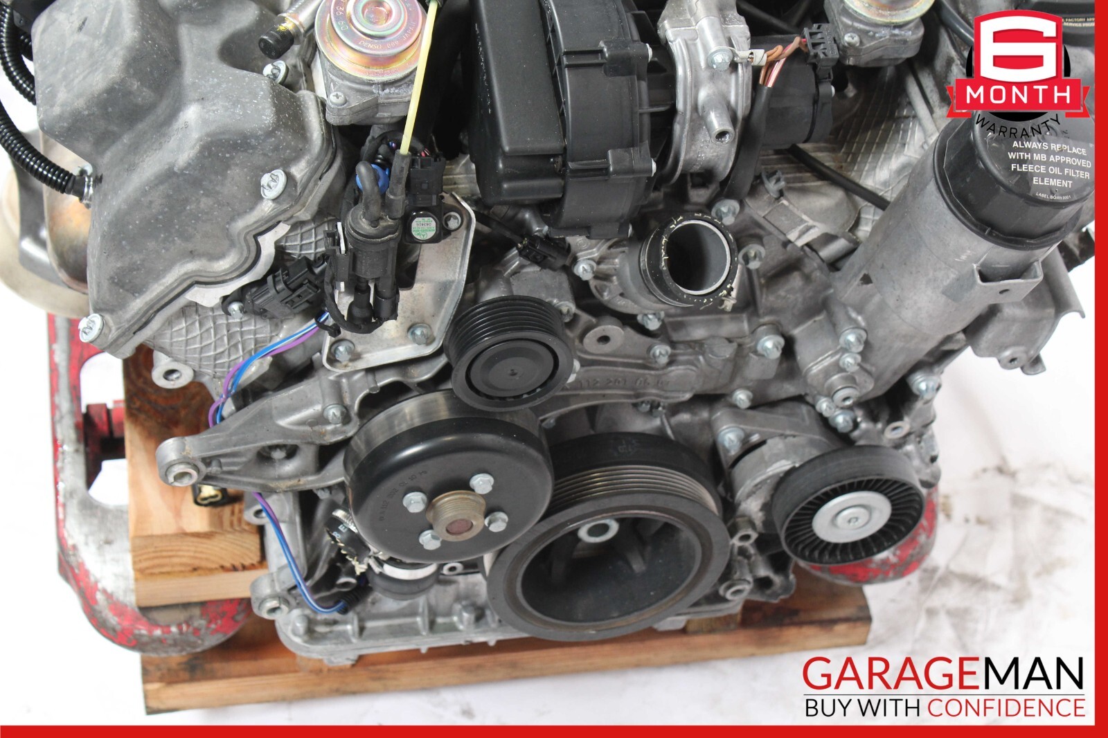 03-06 Mercedes R230 SL500 5.0L V8 Complete Engine Motor Block Assembly OEM