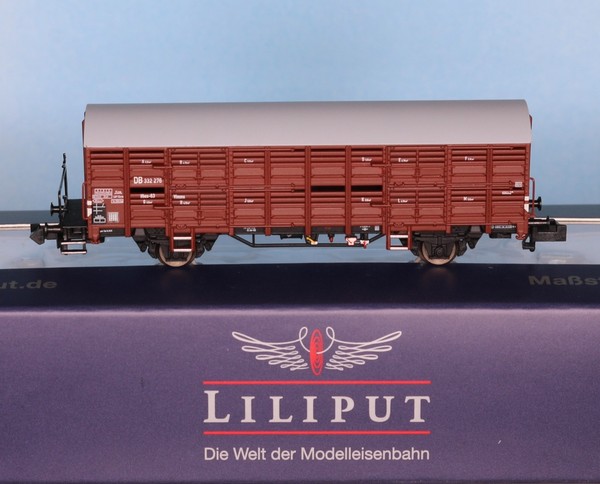 Liliput 260134-1, - Spur N -, Db Verschlagwagen Mit BremserbüHne, 2-Achsig, Ep.3-image