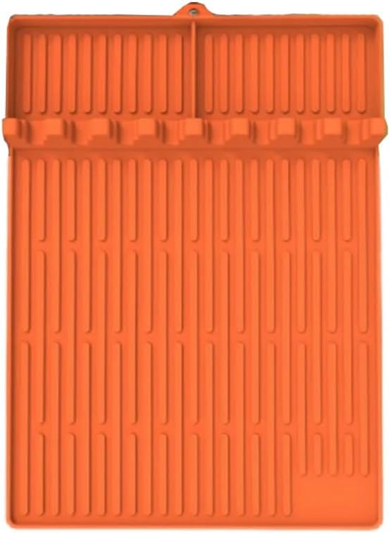 Silicone Griddle Mat for Blackstone Grill with 3-in-1 Spatula and Side Shelf