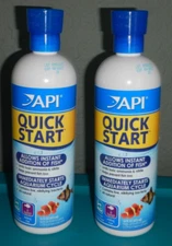 API Quick Start fish tank aquarium allows instant addition 16 fl oz LOT OF 2