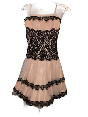 peach and black dress Women's Bohemian Black & Pink Floral Chiffon Maxi Dress main image 0