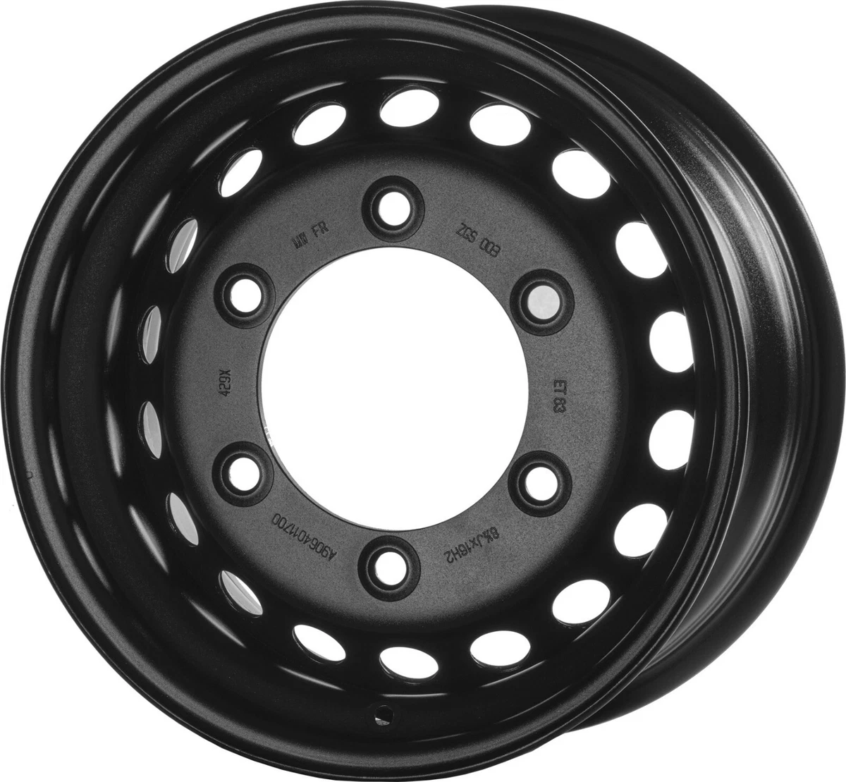 2 Stahlfelgen MWD 16254 8,5x16 6/205 ET 63 Mercedes Sprinter 