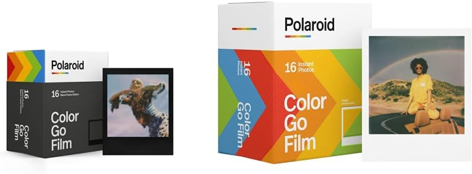 Pellicola Istantanea Polaroid Go - Color Black Frame Edition 16 Posa