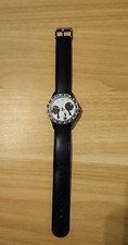 Walt Disney Mickey Mouse Watch Rhinestone On Bezel Edge 9.5 inches Band