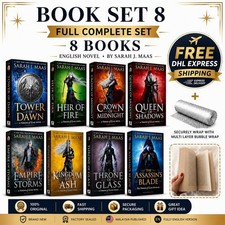 Throne of Glass English Novel Full Complete Set 8 Books Series Brand New - DHL