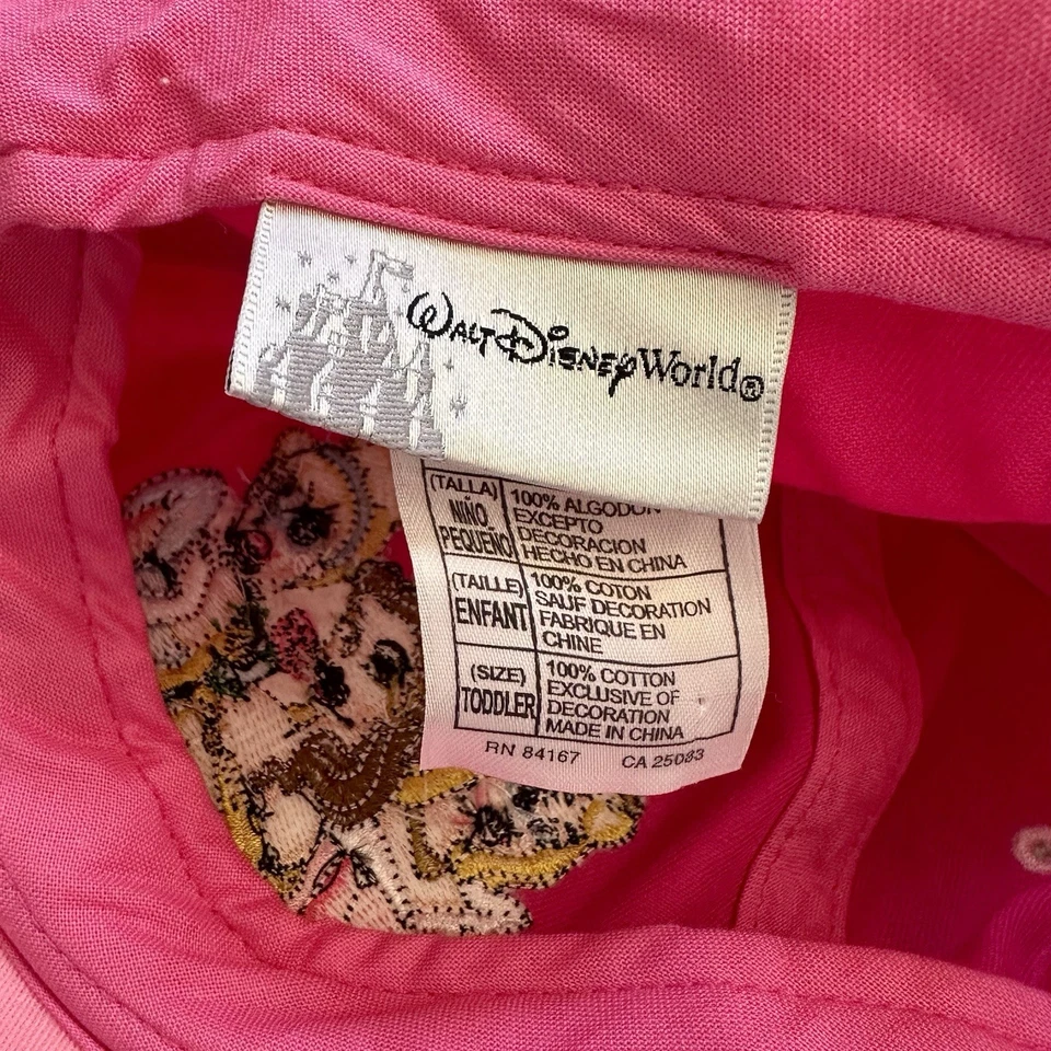 Gorra de béisbol Walt Disney World rosa princesa niño pequeño 2T-4T Foto 4 de 4