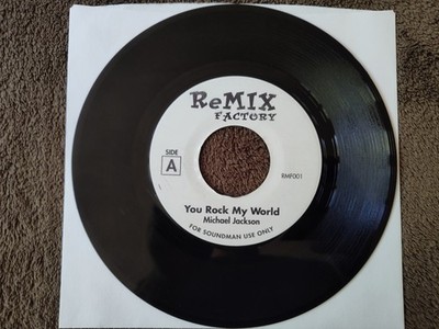 MJackson    You Rock My World Dancehall Remix Mad Ants Riddim 7'' 45 RPM