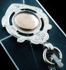 Серебро Sterling Silver Gold Pocket Watch