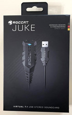 ROCCAT Juke Model ROC-14-111-AM 7.1 Surround Soundcard  Headset Adapter NIB 