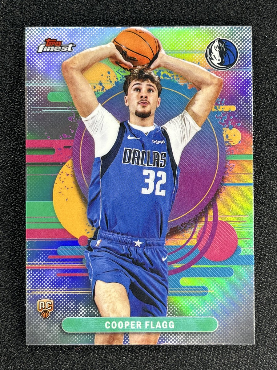 2025-26 Topps Finest Cooper Flagg #101 Uncommon Silver Refractor Rookie RC &4151