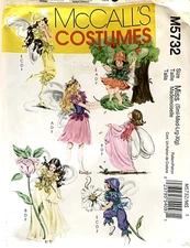 McCall's Sewing Pattern: #M5732 Fairy COSTMES